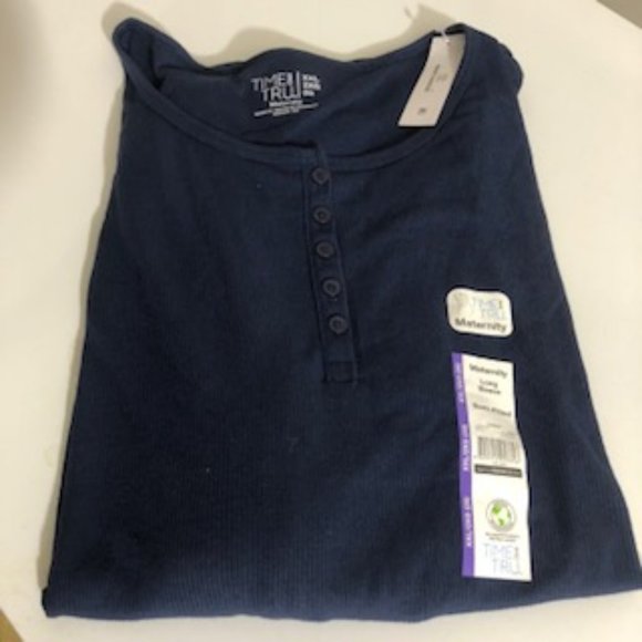 LONG SLEEVE MATERNITY SHIRT NWT - Picture 1 of 3
